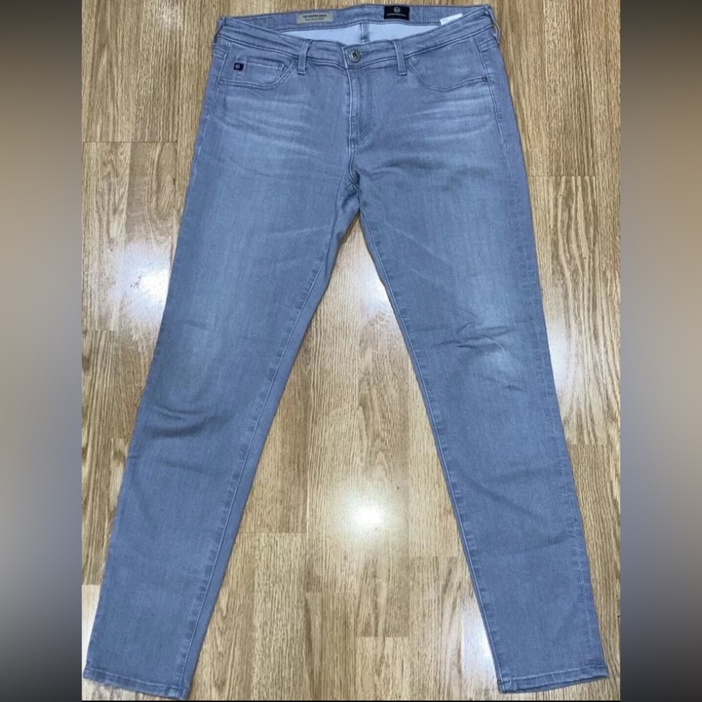 Adriano Goldschmied Super Skinny Ankle Gray Wash Jeans Women’s Size 30